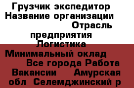 Грузчик-экспедитор › Название организации ­ Fusion Service › Отрасль предприятия ­ Логистика › Минимальный оклад ­ 17 000 - Все города Работа » Вакансии   . Амурская обл.,Селемджинский р-н